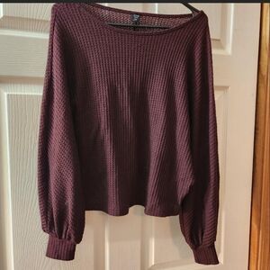 Women's Burgundy Sweater